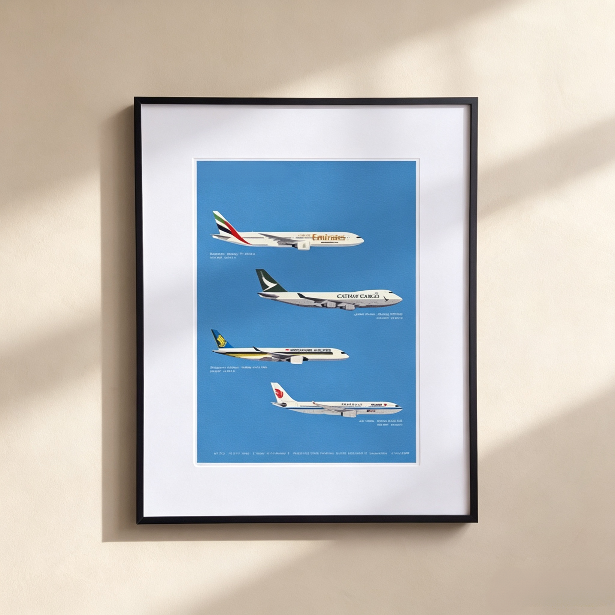 Smart Aviation Flight Tracker Art Frame