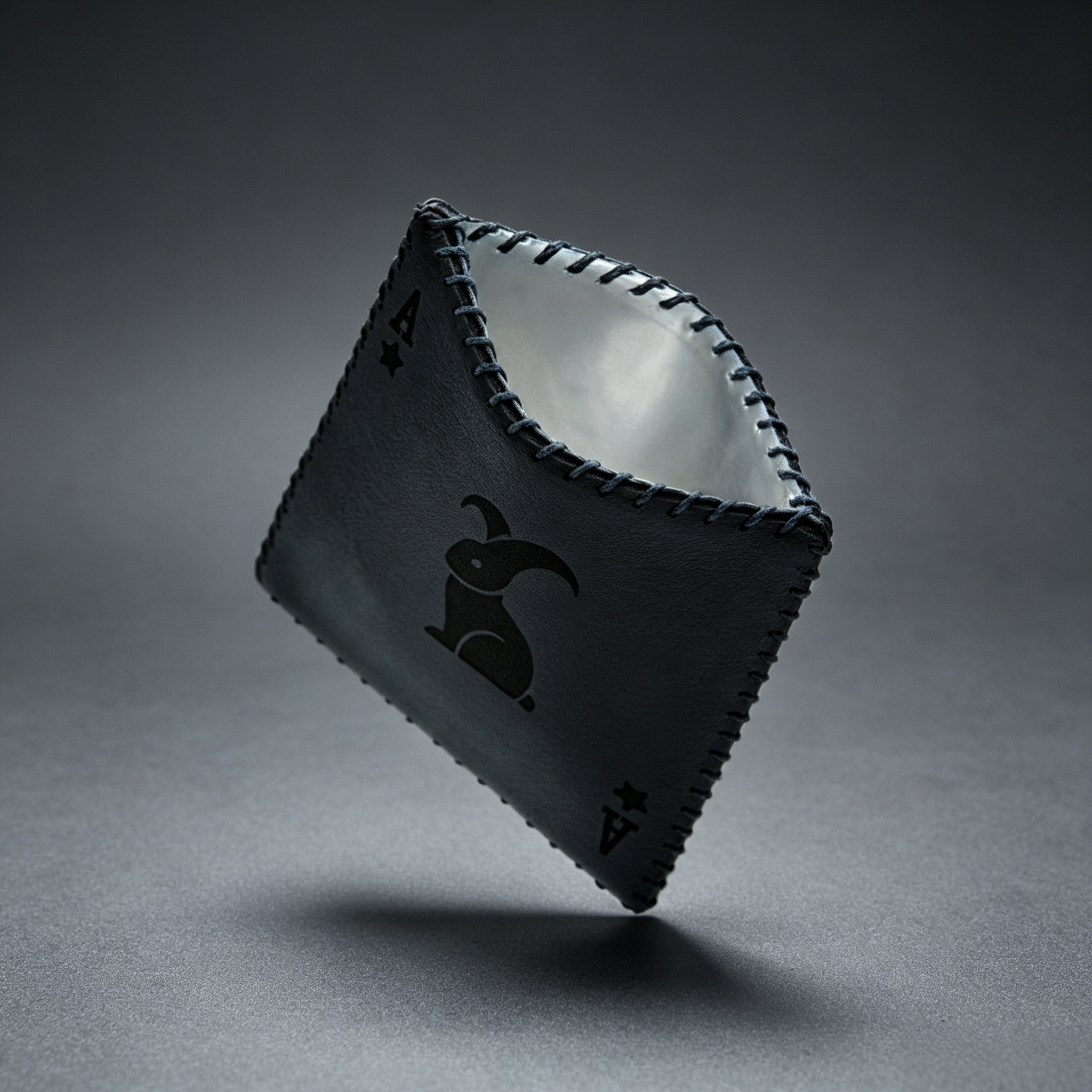Slim Magnetic Cactus Leather Storage Wallet