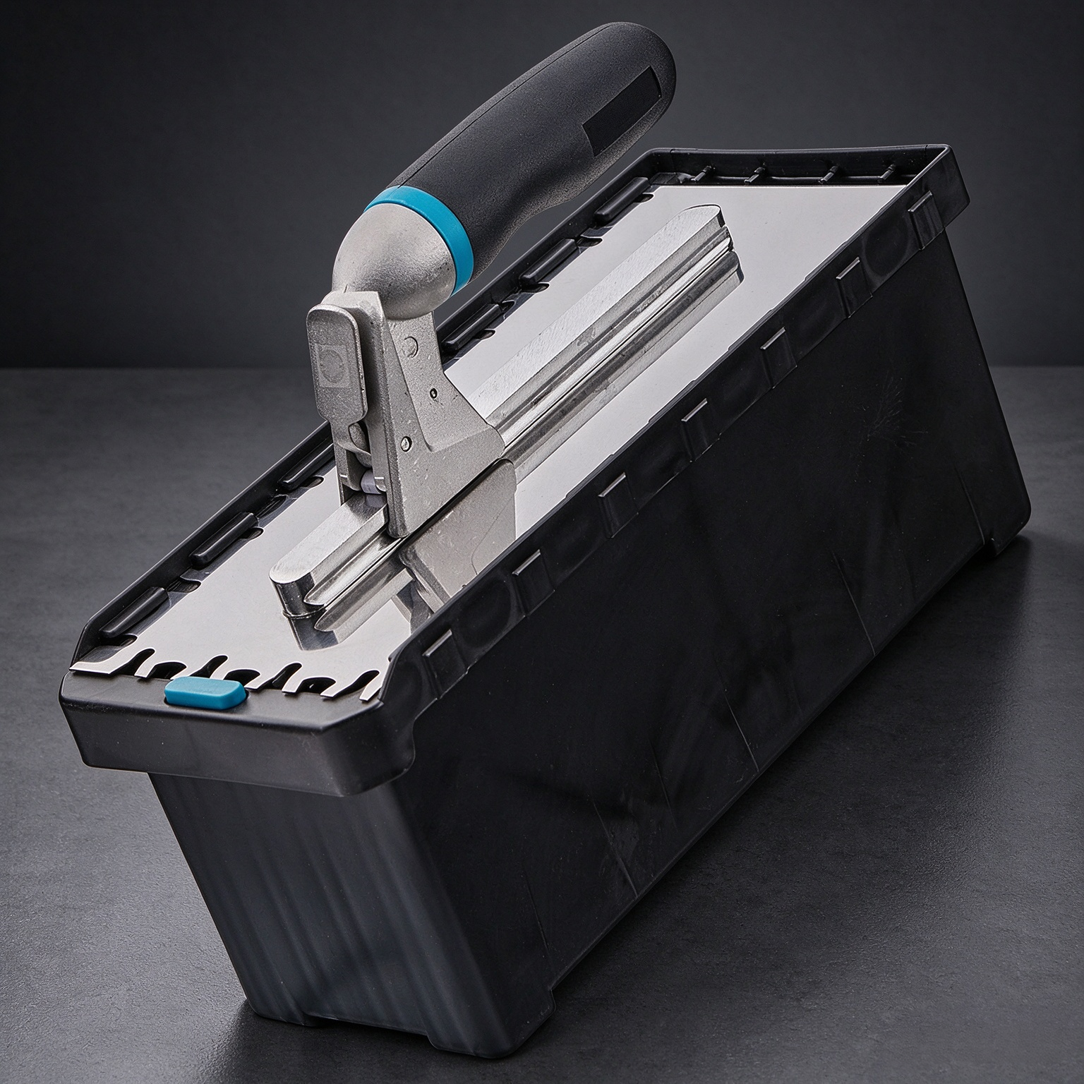 8-Piece Stainless Steel Tile Trowel Set with Interchangeable Blades & Storage Case