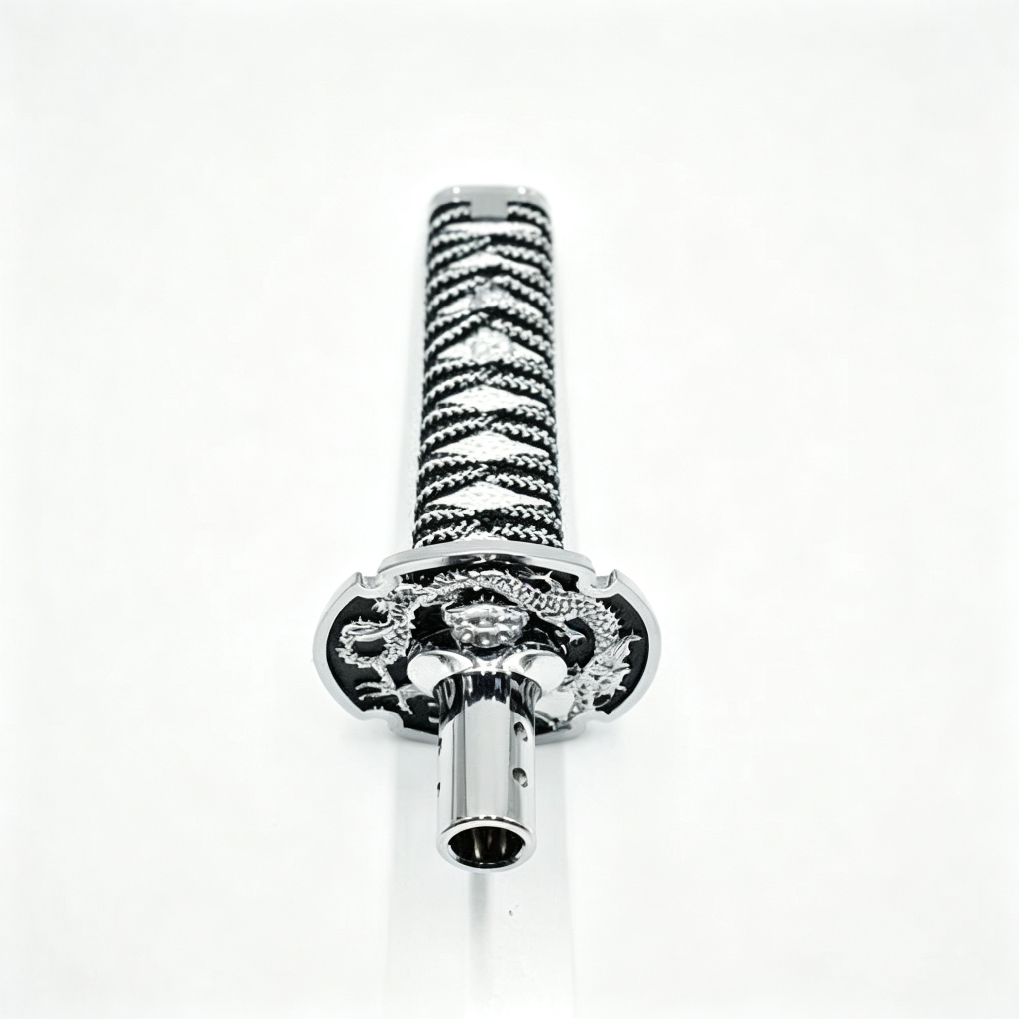 Katana Style Gear Shift Knob – Universal Samurai Sword Handle Shifter for Manual/Automatic Cars
