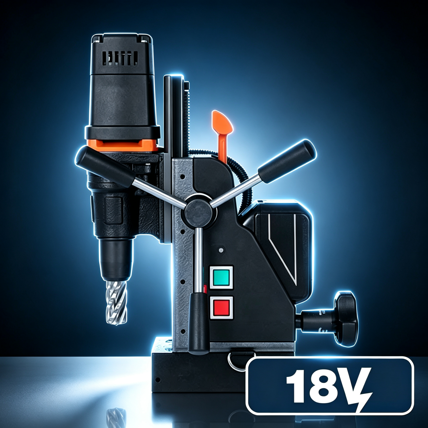 Cordless Magnetic Drill for Professional Metalworking