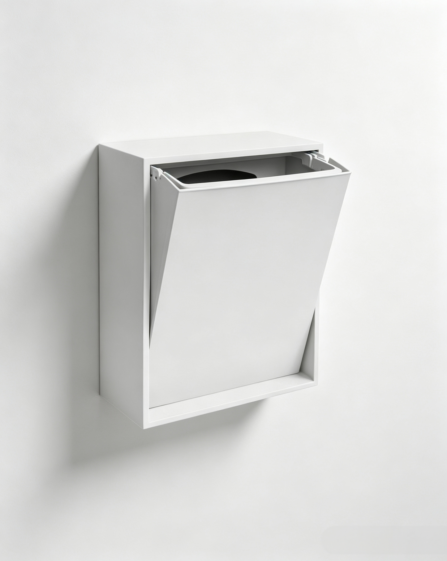 Wall-Mounted Recycling & Storage Box