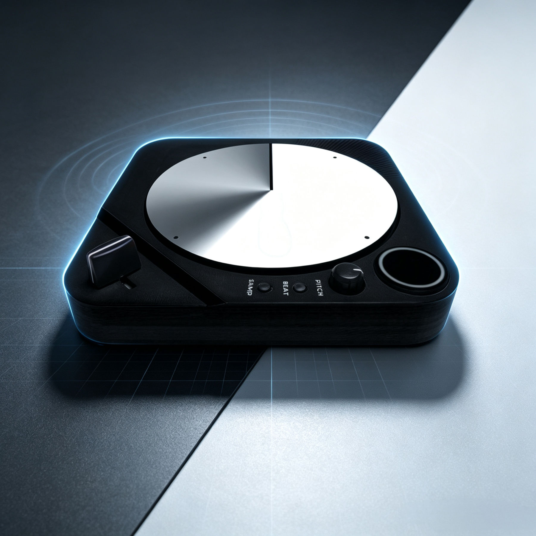 Ultra-Compact Digital Scratch Turntable