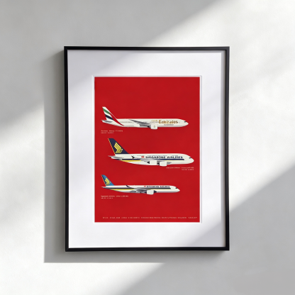 Smart Aviation Flight Tracker Art Frame