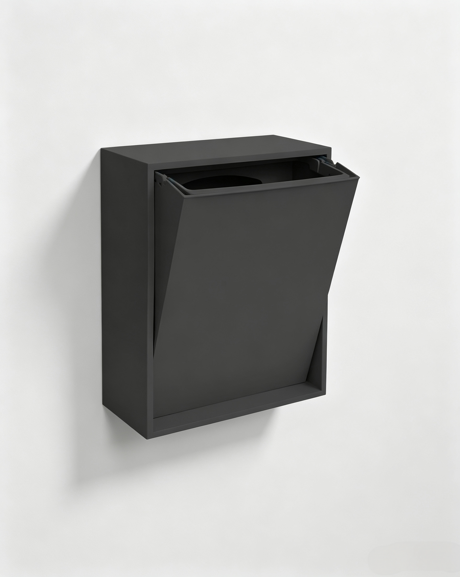 Wall-Mounted Recycling & Storage Box