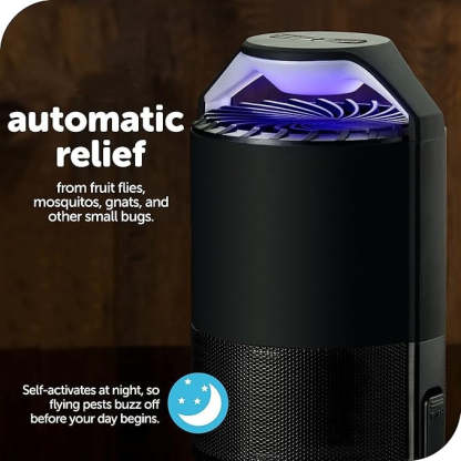 Intelligent Indoor Flying Insect Terminal with Triple-Action Non-Toxic Trap & Automated Ambient Sensor