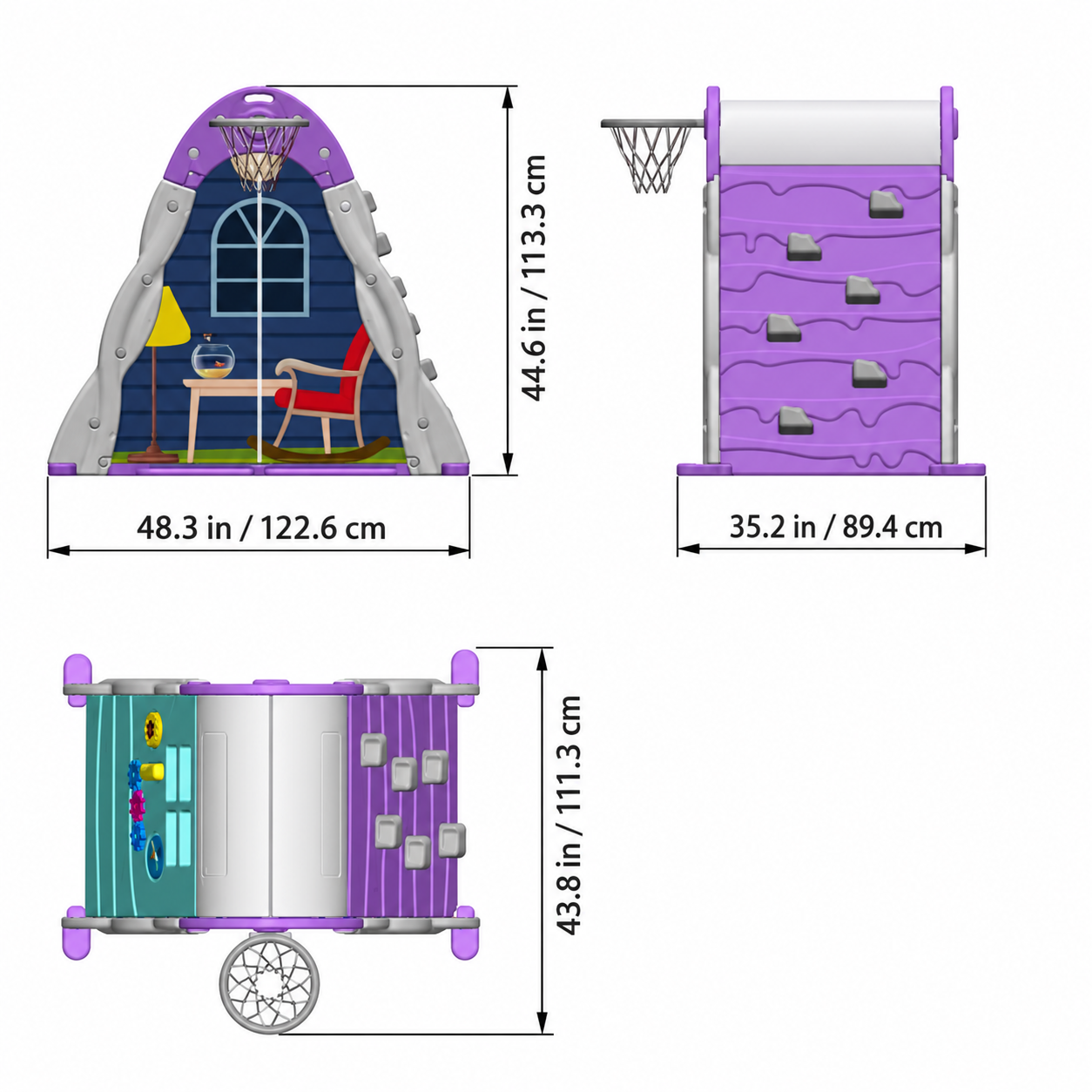 Kids Activity Playhouse – Less Screen Time, More Active Fun!