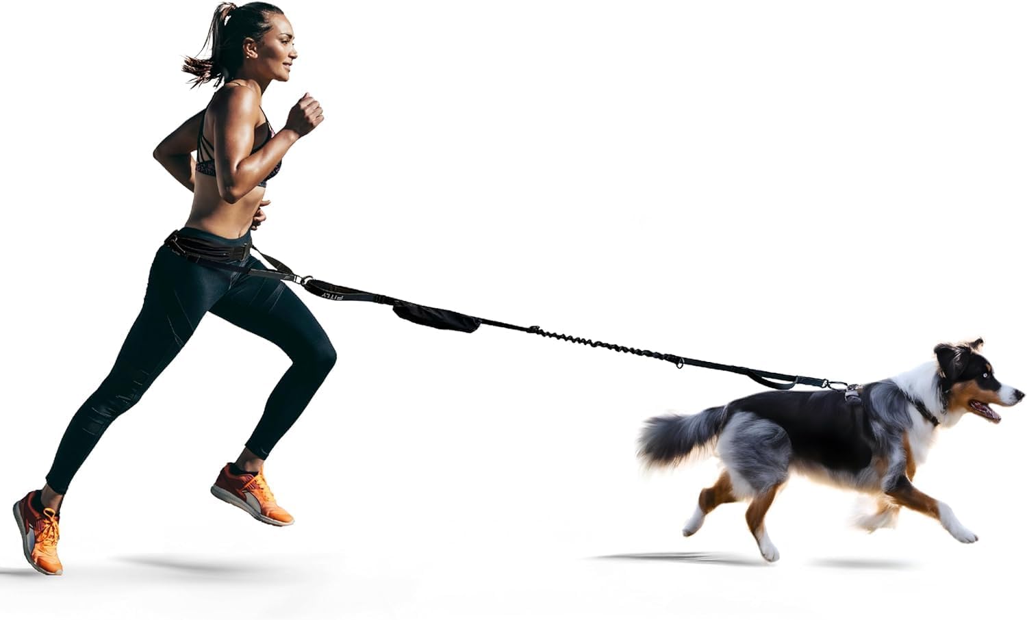 Hands-Free Dog Running Waist Belt – Ergonomic Adjustable Harness for Canicross and Outdoor Hiking