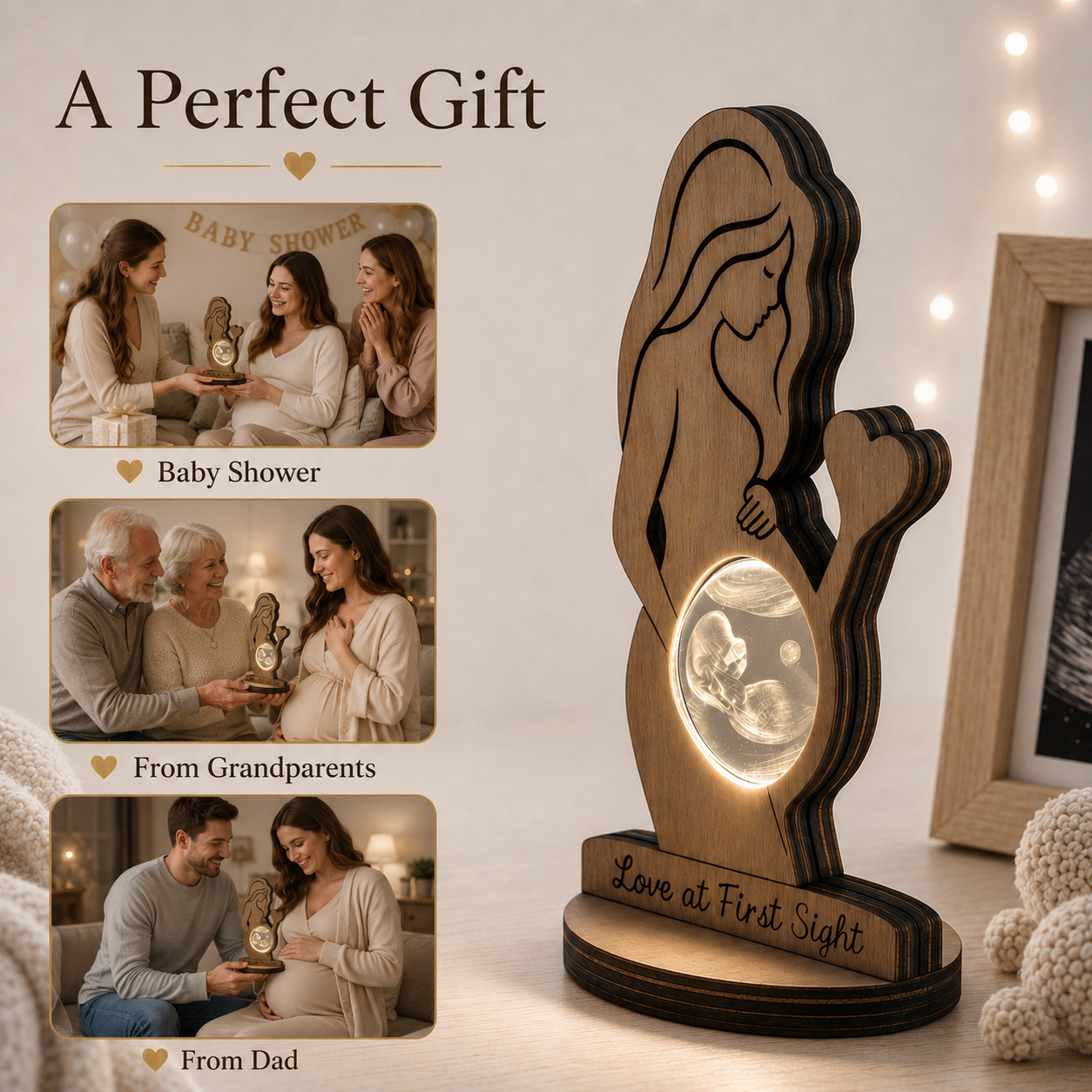 Mom Personalized LED Lamp