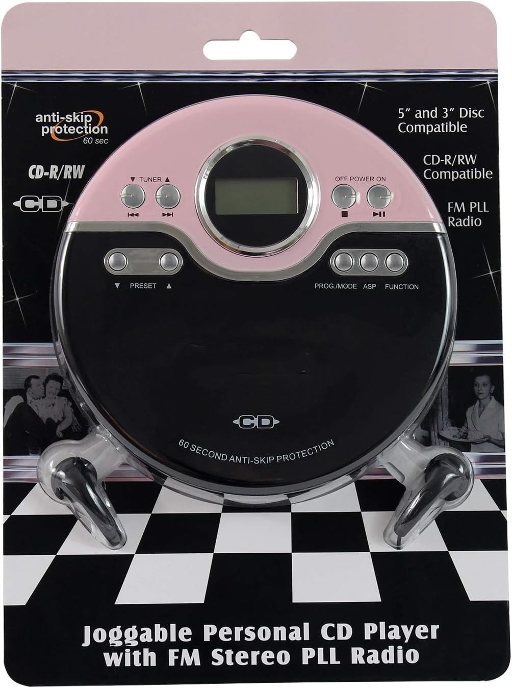 Joggable Personal AM/FM CD Player