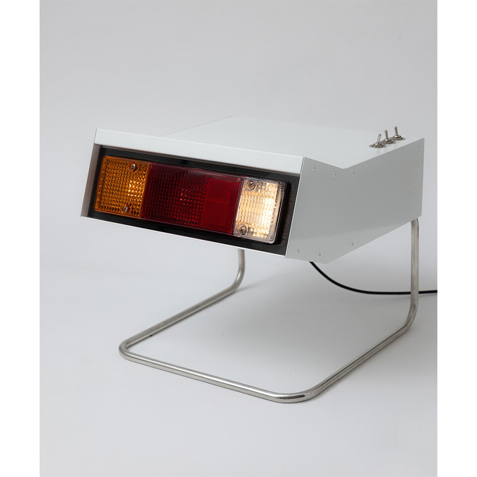 Vintage Car Light Side Table