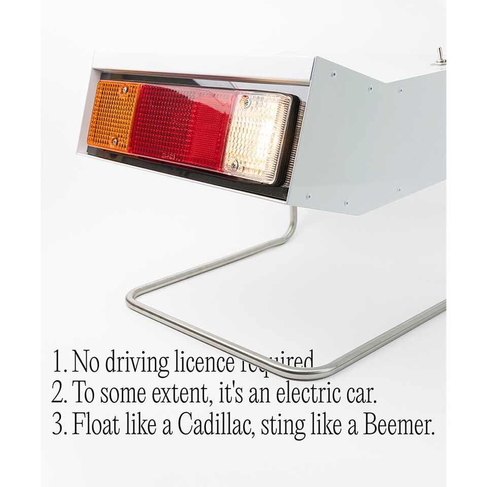 Vintage Car Light Side Table