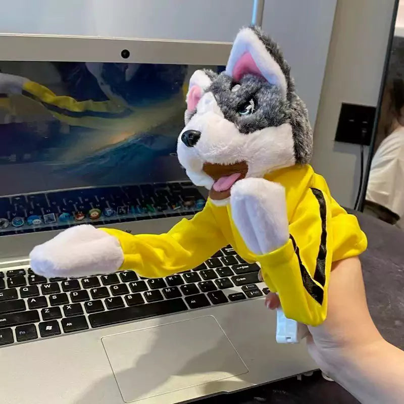 Interactive Plush Animal Boxing Dog Toy – Automated Pet Play & Teaser System