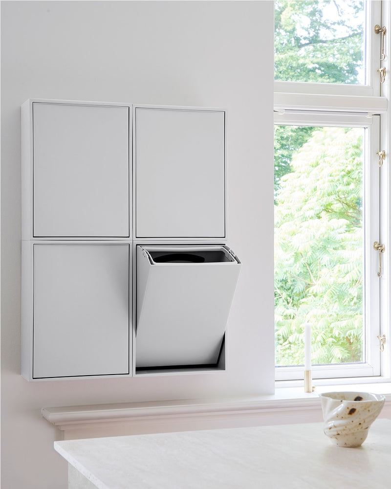 Wall-Mounted Recycling & Storage Box