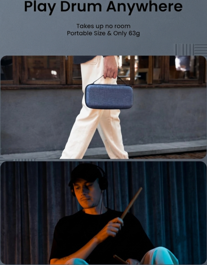 Portable Electronic Drum System – Play Anywhere, Anytime