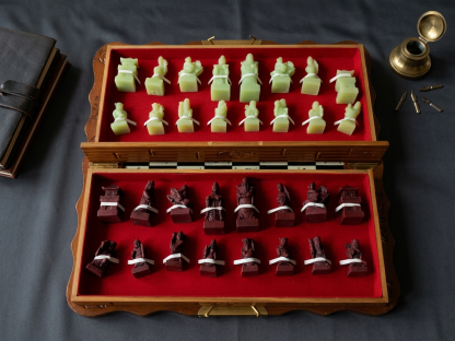 Vintage Chinese Chess Set