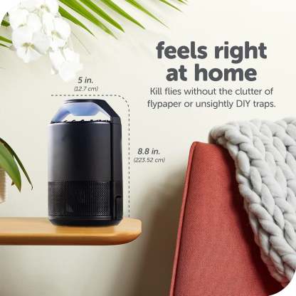 Intelligent Indoor Flying Insect Terminal with Triple-Action Non-Toxic Trap & Automated Ambient Sensor