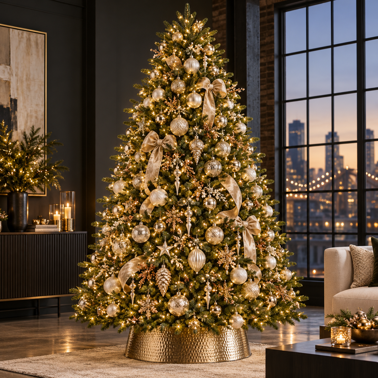 Realistic Artificial Christmas Tree – Full, Lifelike & Reusable