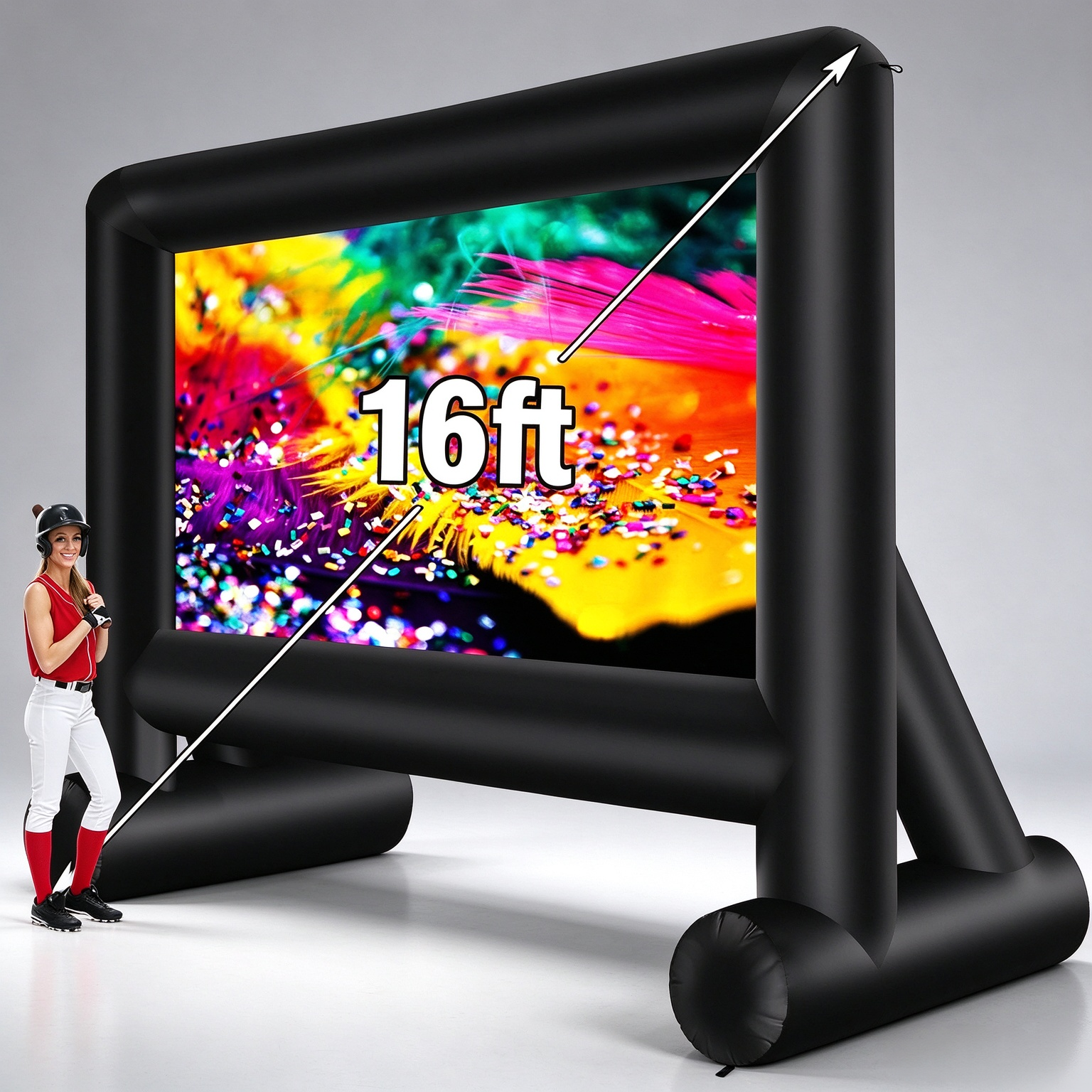 16-Foot Inflatable Outdoor Movie Screen