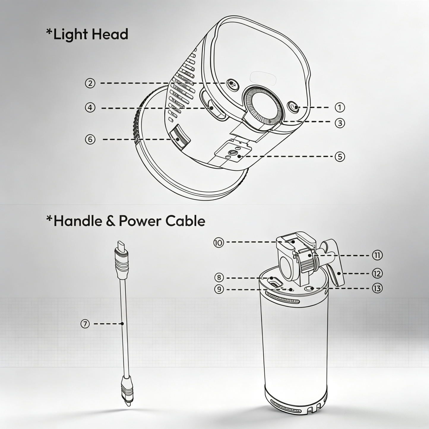 Portable 60W COB Video Light for Professional Content Creation