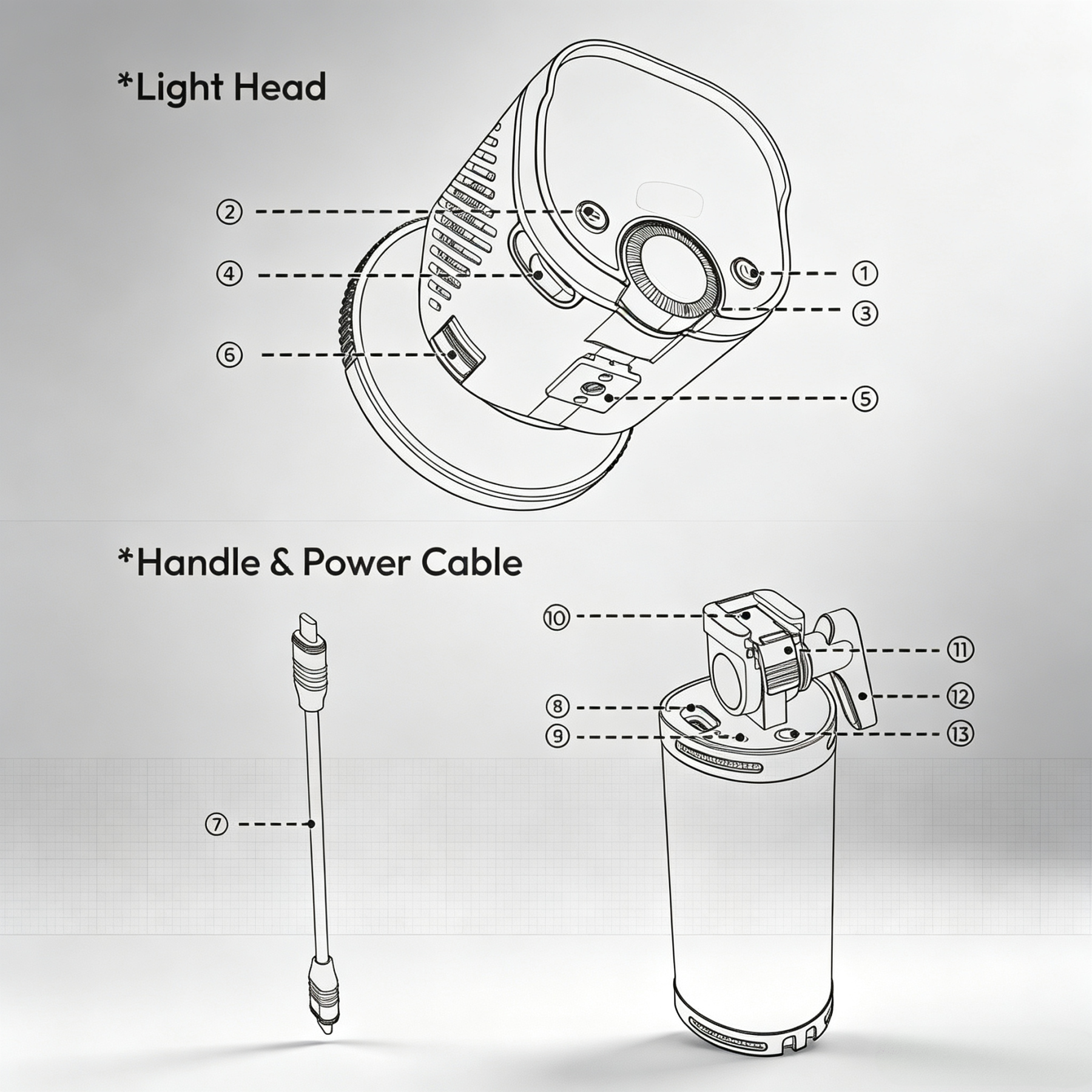 Portable 60W COB Video Light for Professional Content Creation