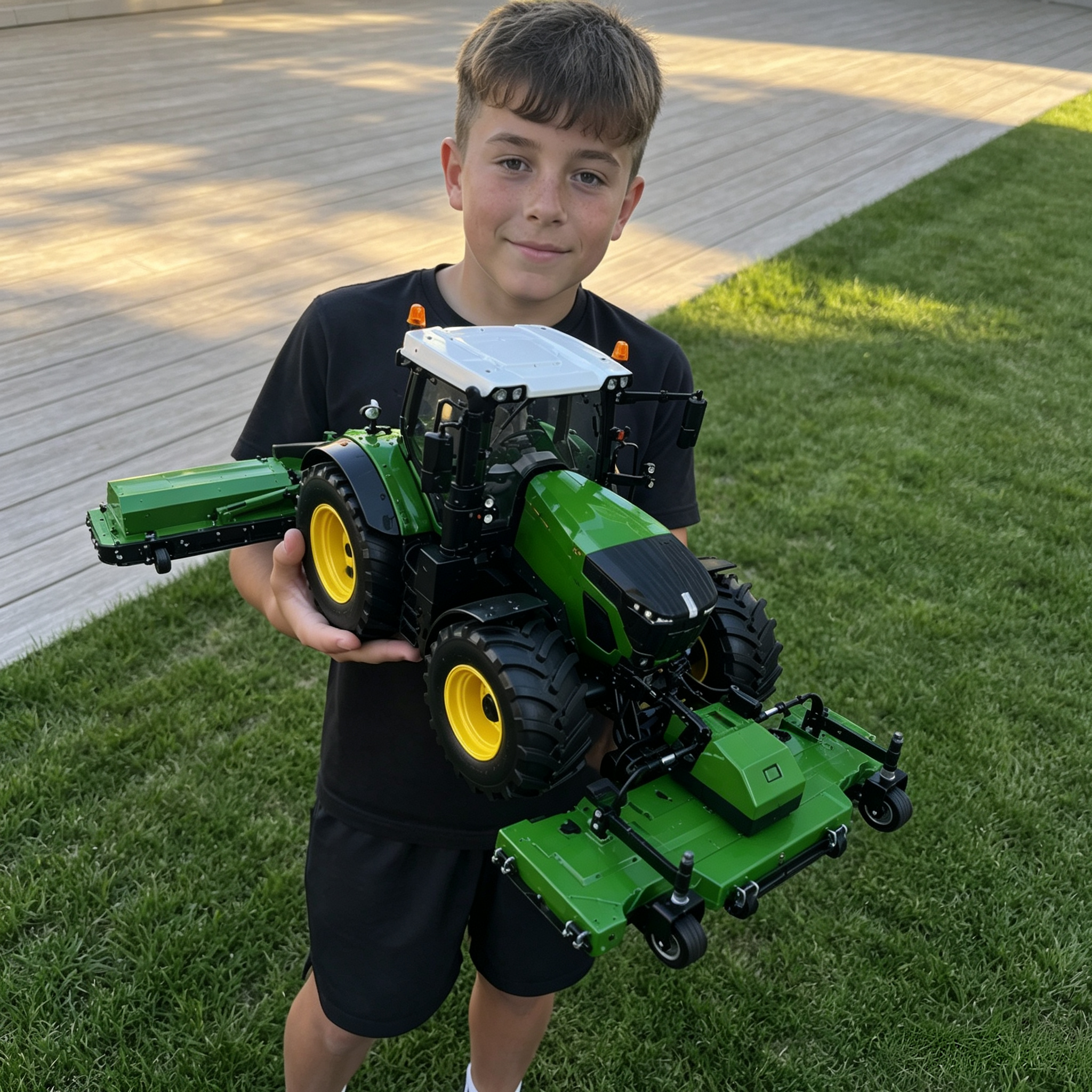 Remote Control Fold-Out Lawn Mower