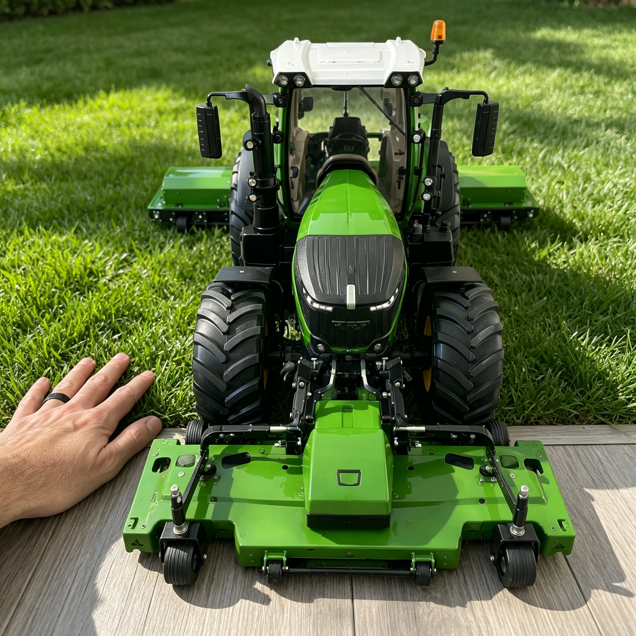 Remote Control Fold-Out Lawn Mower