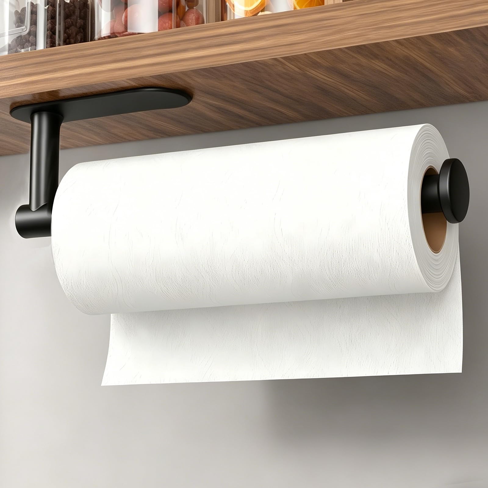 Space-Saving Under Cabinet Stainless Steel Paper Towel Holder