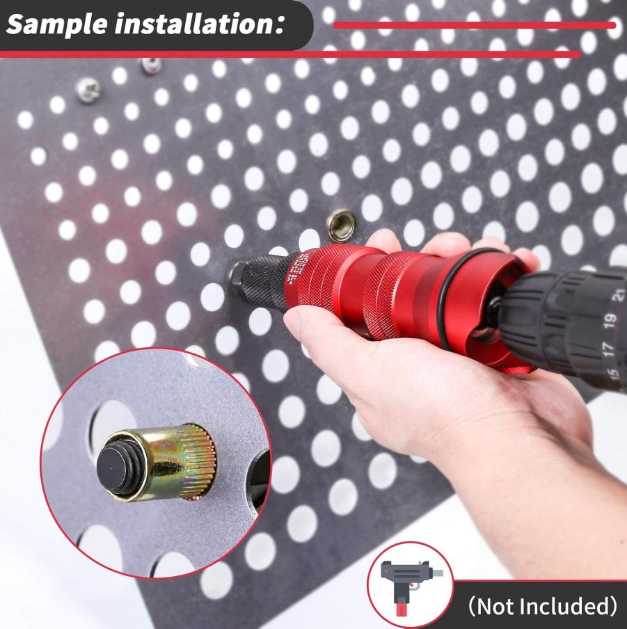 Cordless Drill Rivet Nut Adapter Kit
