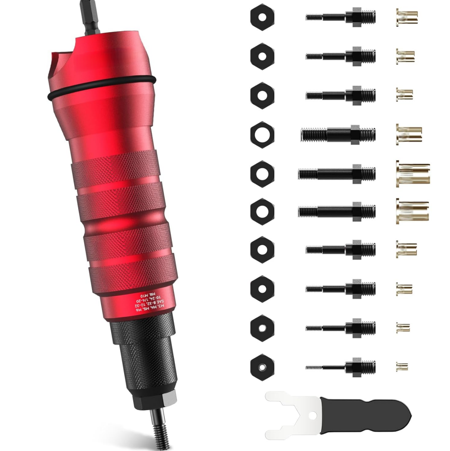 Cordless Drill Rivet Nut Adapter Kit