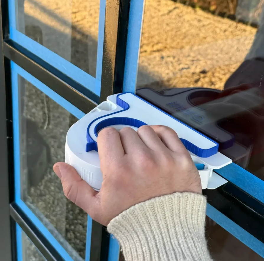 Paint Tape Applicator – 5× Faster Masking with Precision Control for Painting, Caulking & Trim Work！