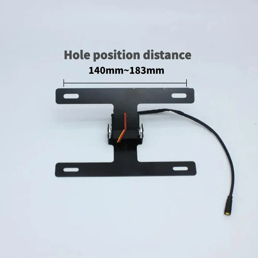 Motorcycle License Plate Holder – One-Touch Electric Flip for Ultimate Convenience