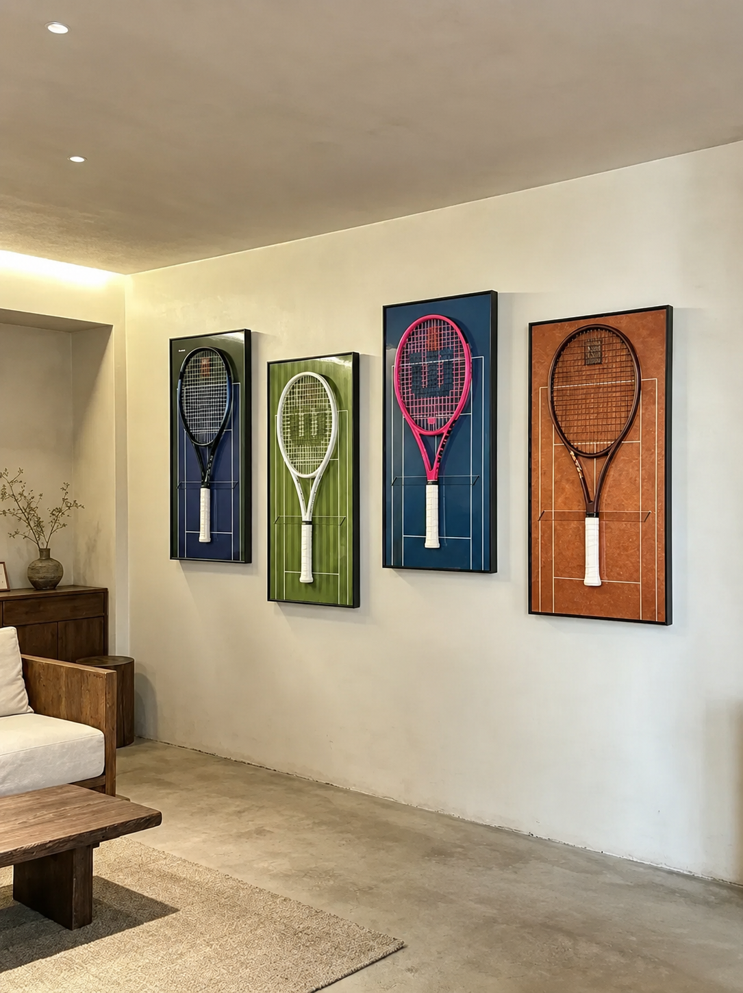 Tennis Racket Display Frame