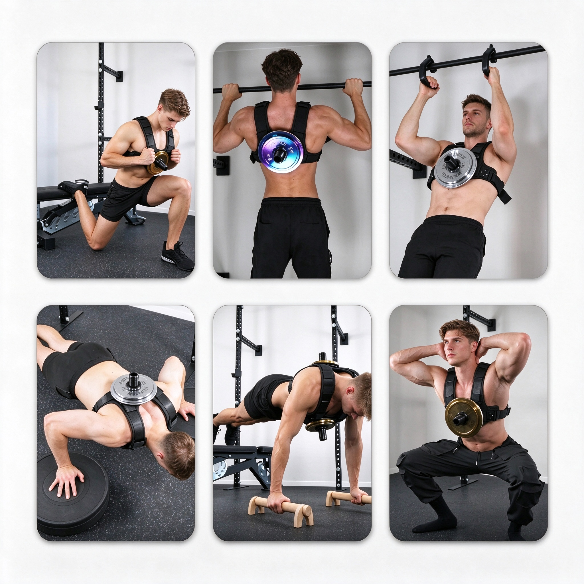 Plate-Loaded Weighted Training Vest