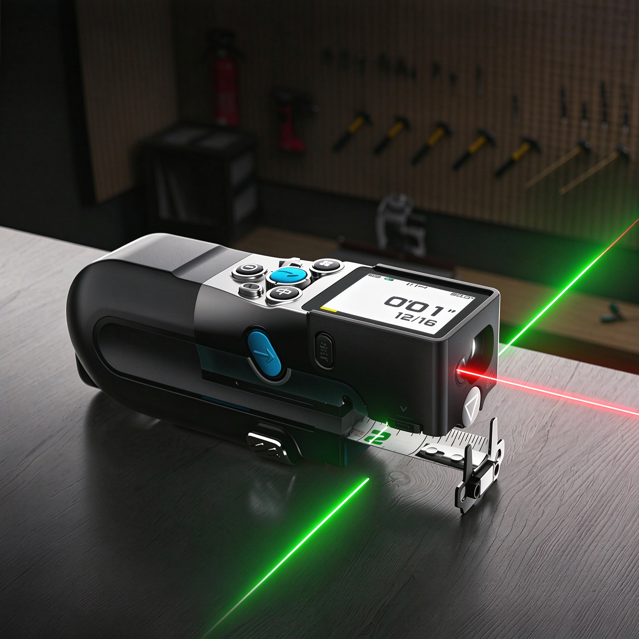 ProMeasure 3-in-1 Digital Laser Tape