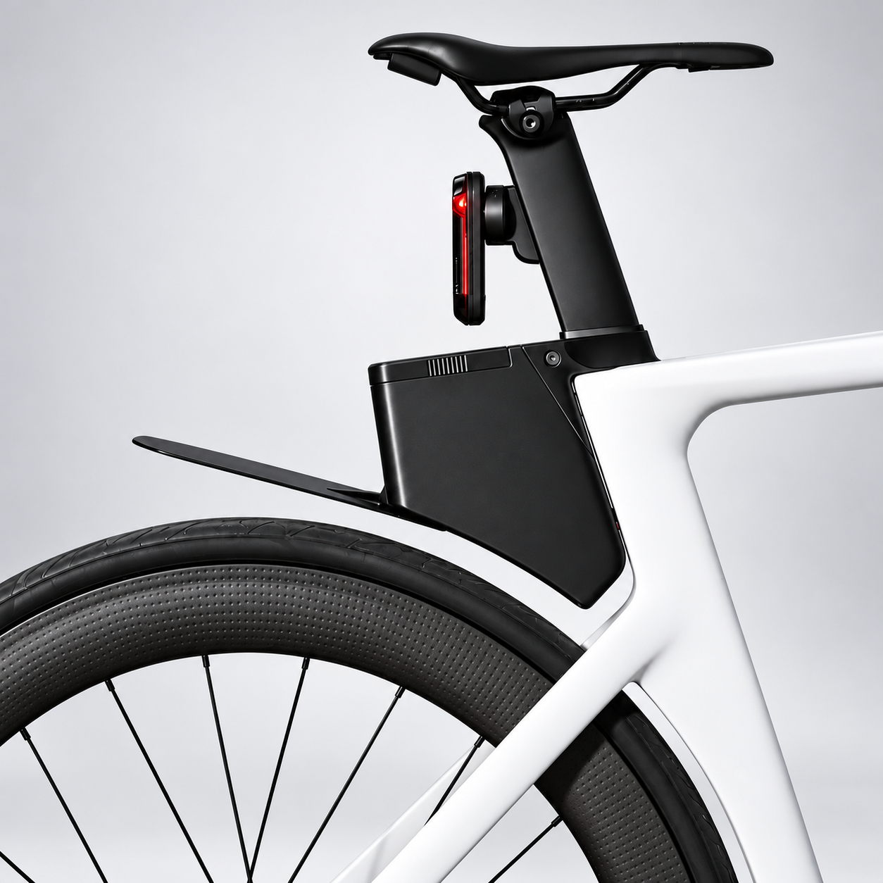 AEROVAULT seatpost storage system mounted on Canyon Aeroad