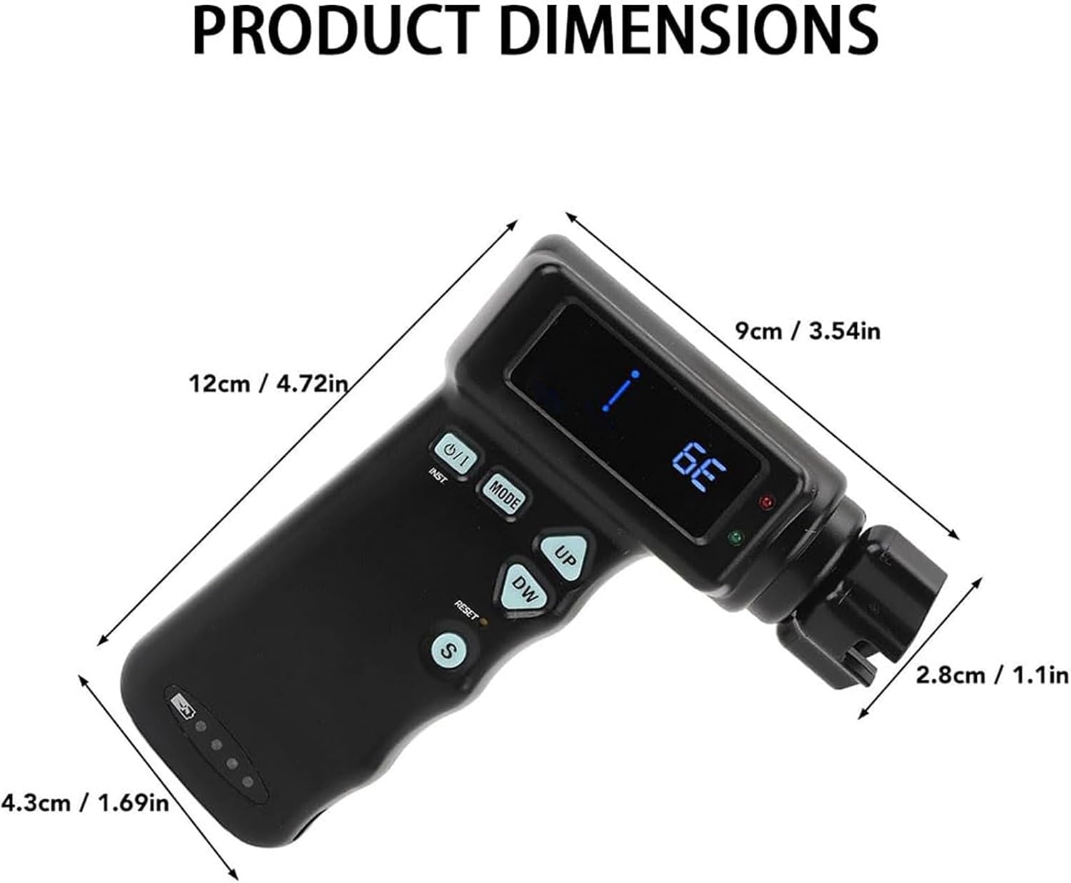 2-in-1 Smart Guitar Tuner & Electric String Winder
