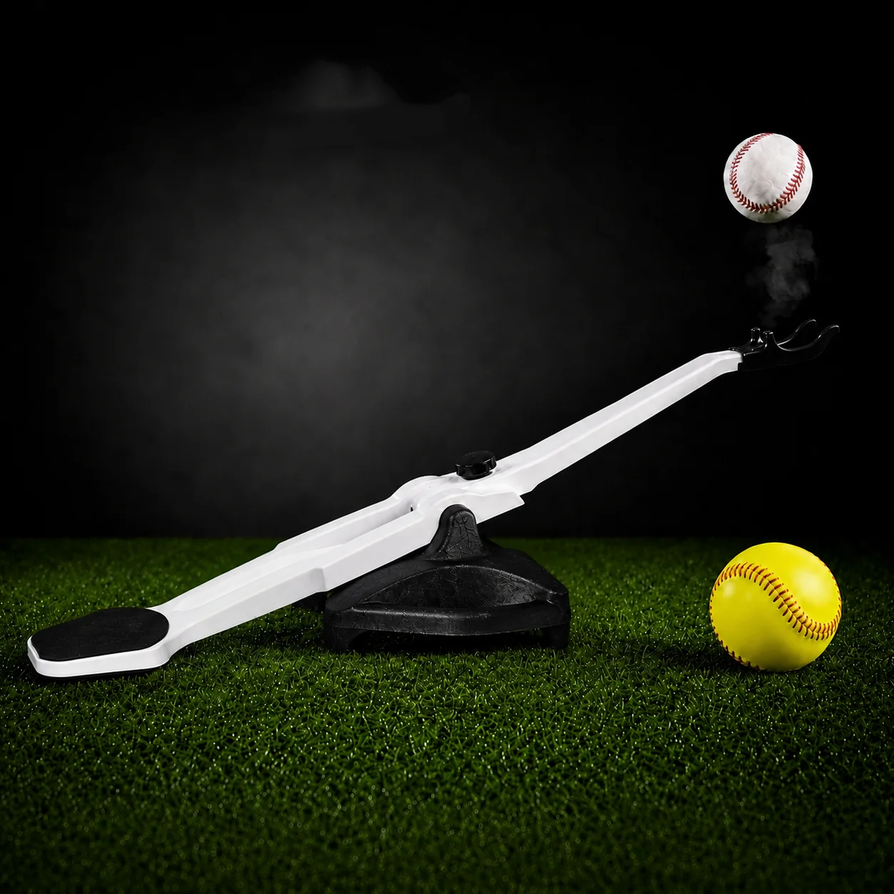 Solo Soft-Toss Hitting Trainer for Baseball & Softball Practice