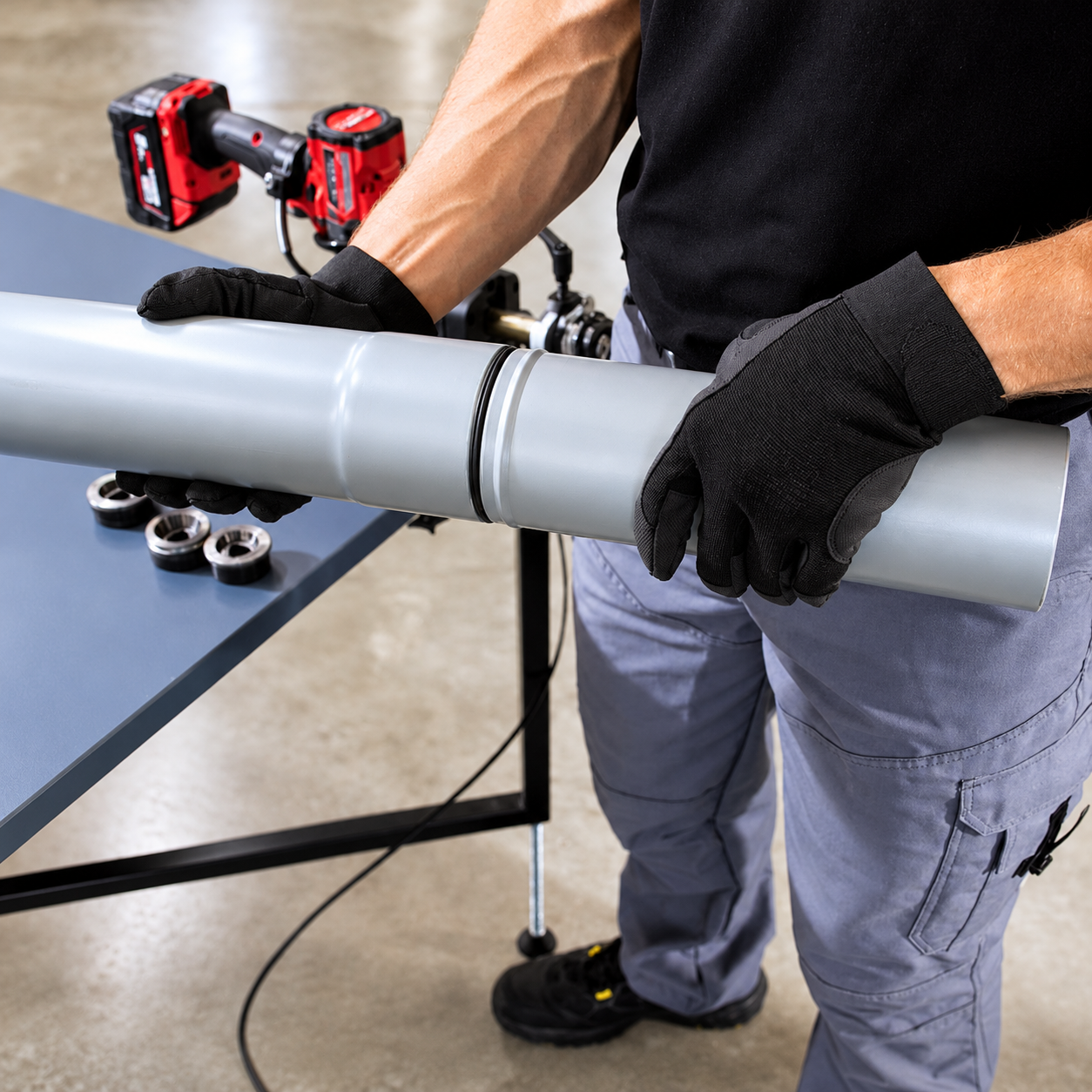 Portable Drill-Powered Sheet Metal Beading Machine