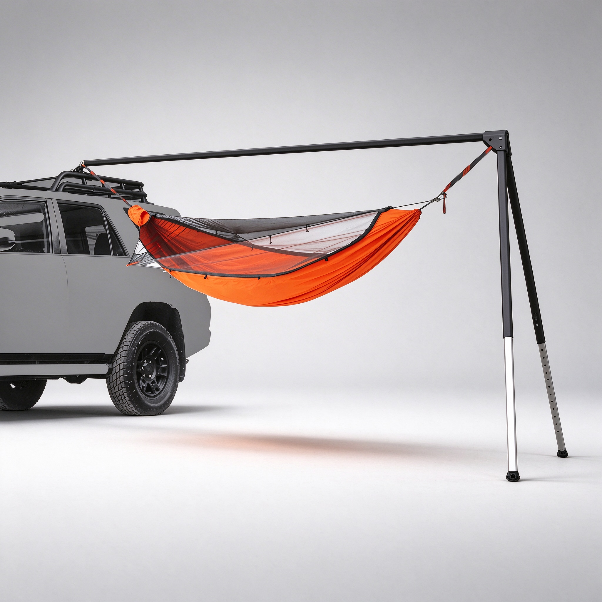 Portable Vehicle-Mounted Hammock Stand