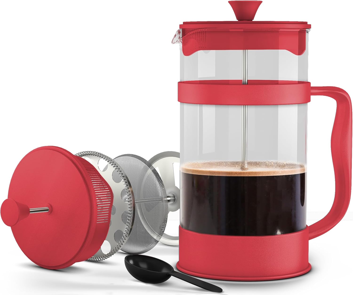 34oz Borosilicate Glass French Press Coffee Maker
