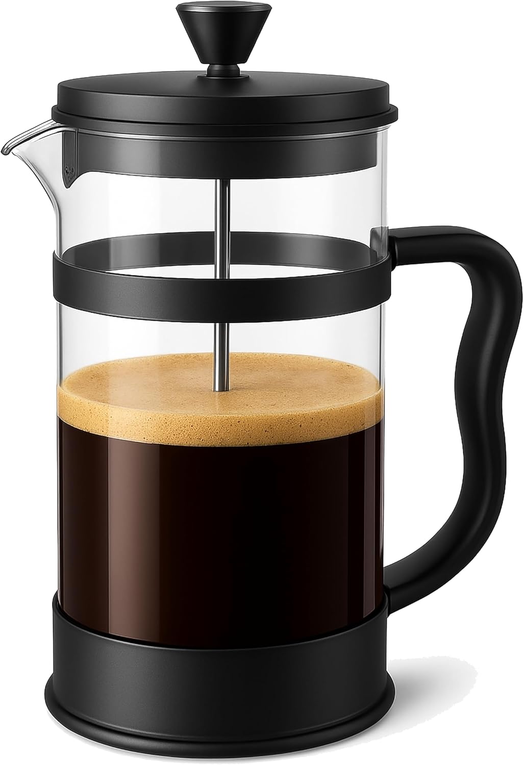 34oz Borosilicate Glass French Press Coffee Maker