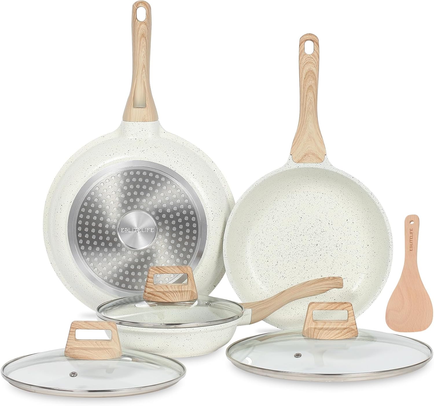 Nonstick Ceramic Die-Cast Aluminum Frying Pan Skillet