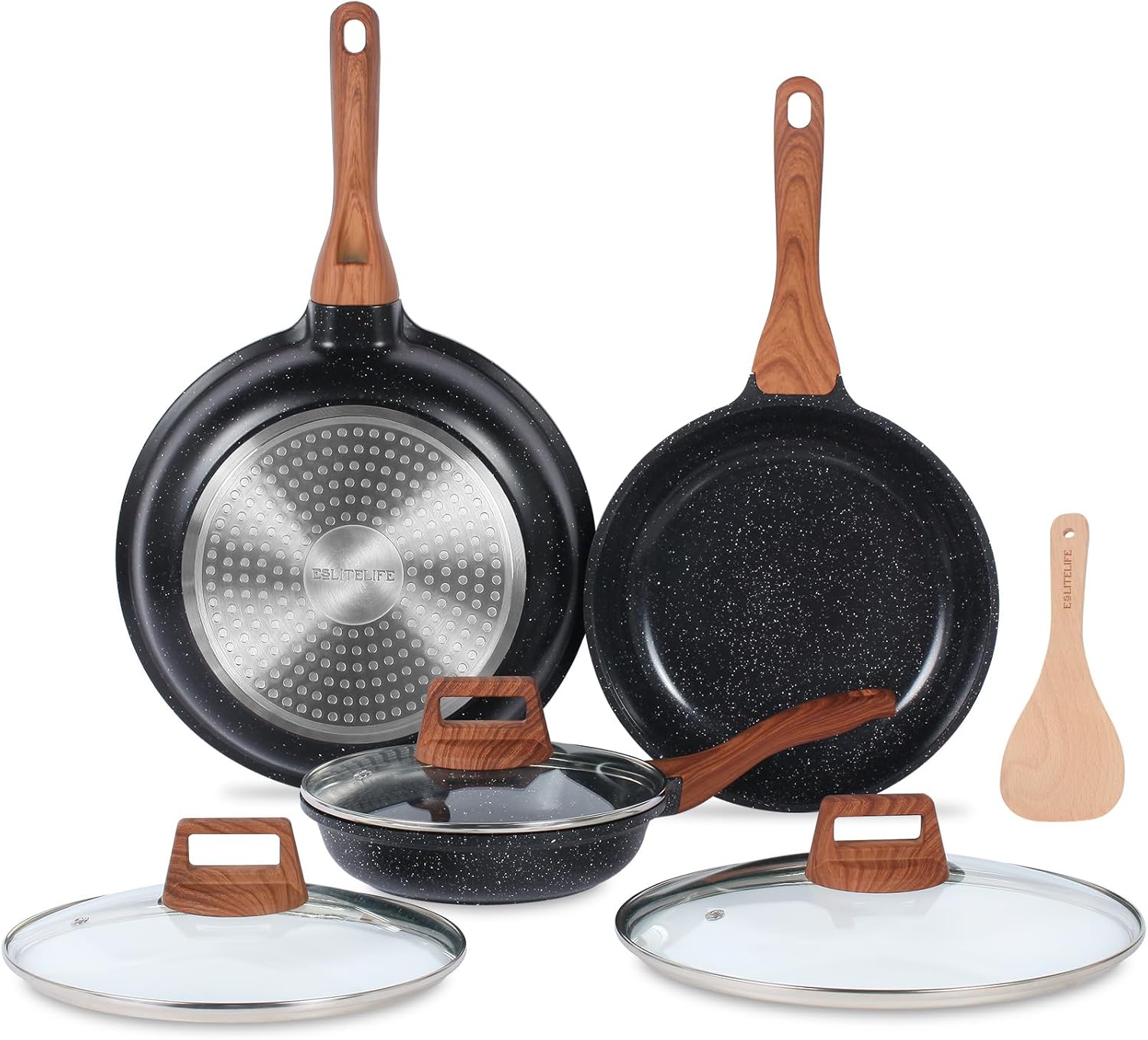 Nonstick Ceramic Die-Cast Aluminum Frying Pan Skillet
