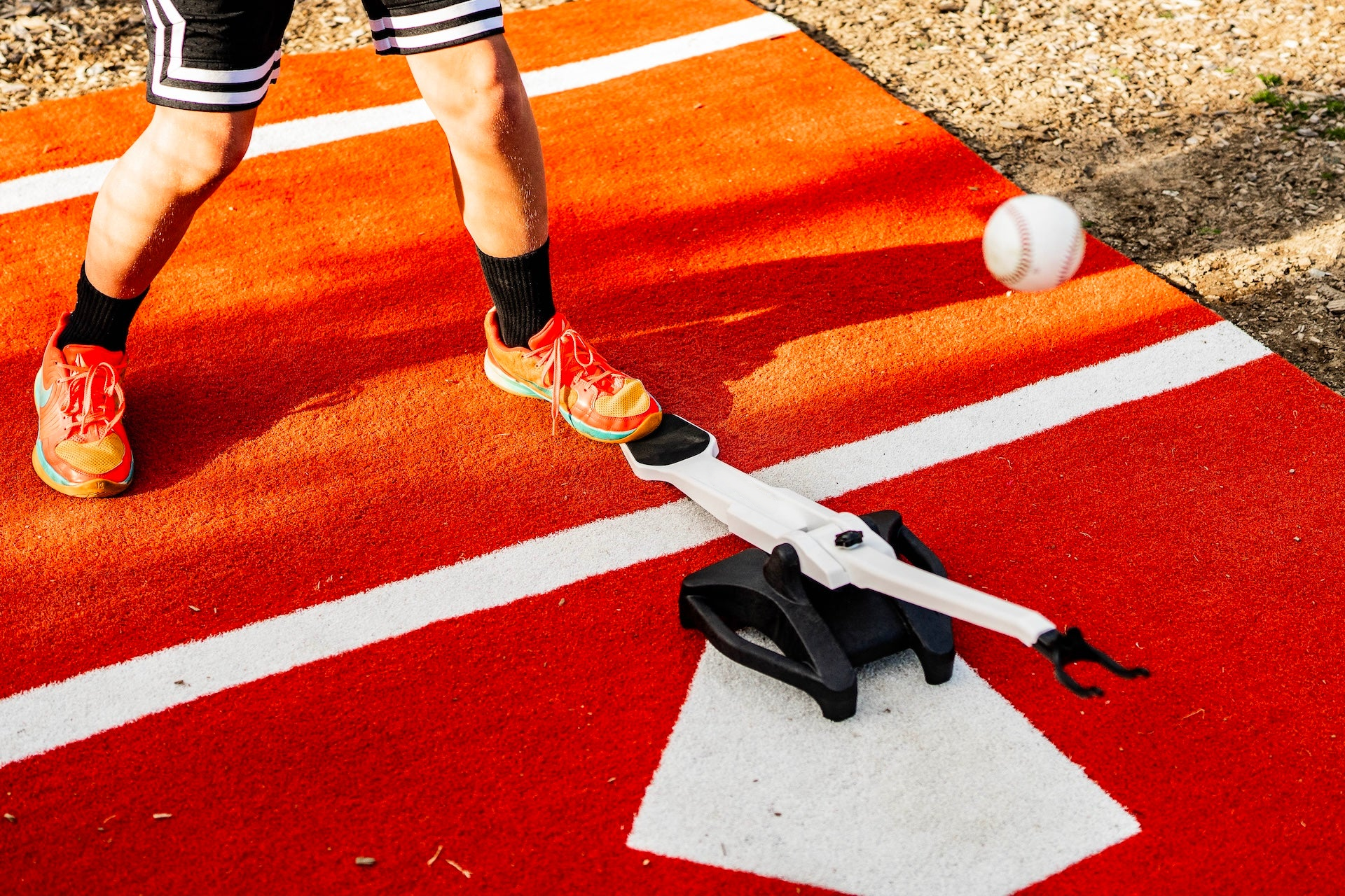 Solo Soft-Toss Hitting Trainer for Baseball & Softball Practice