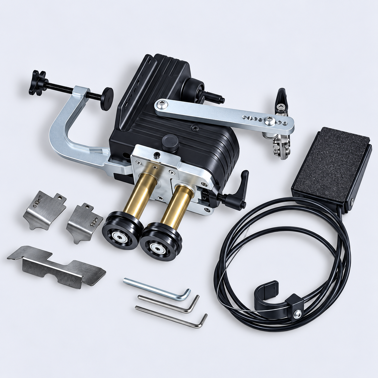 Portable Drill-Powered Sheet Metal Beading Machine