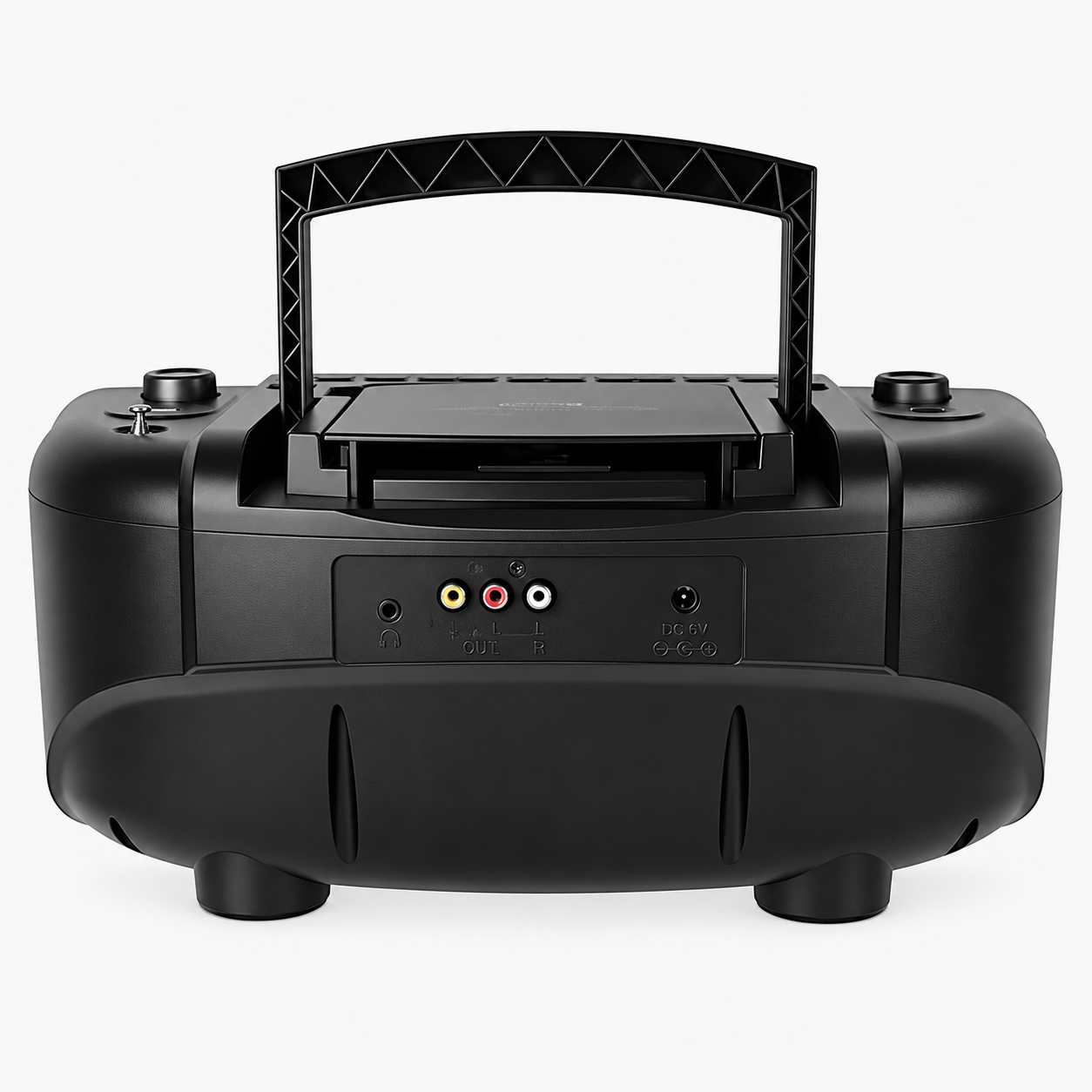 10-Inch Portable Entertainment Boombox with CD/DVD Player & Streaming Screen