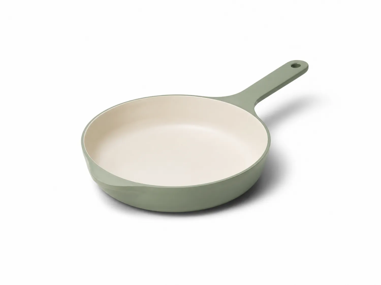 Runde Bratpfanne mit Keramikbeschichtung Grün/Weiß 28 cm