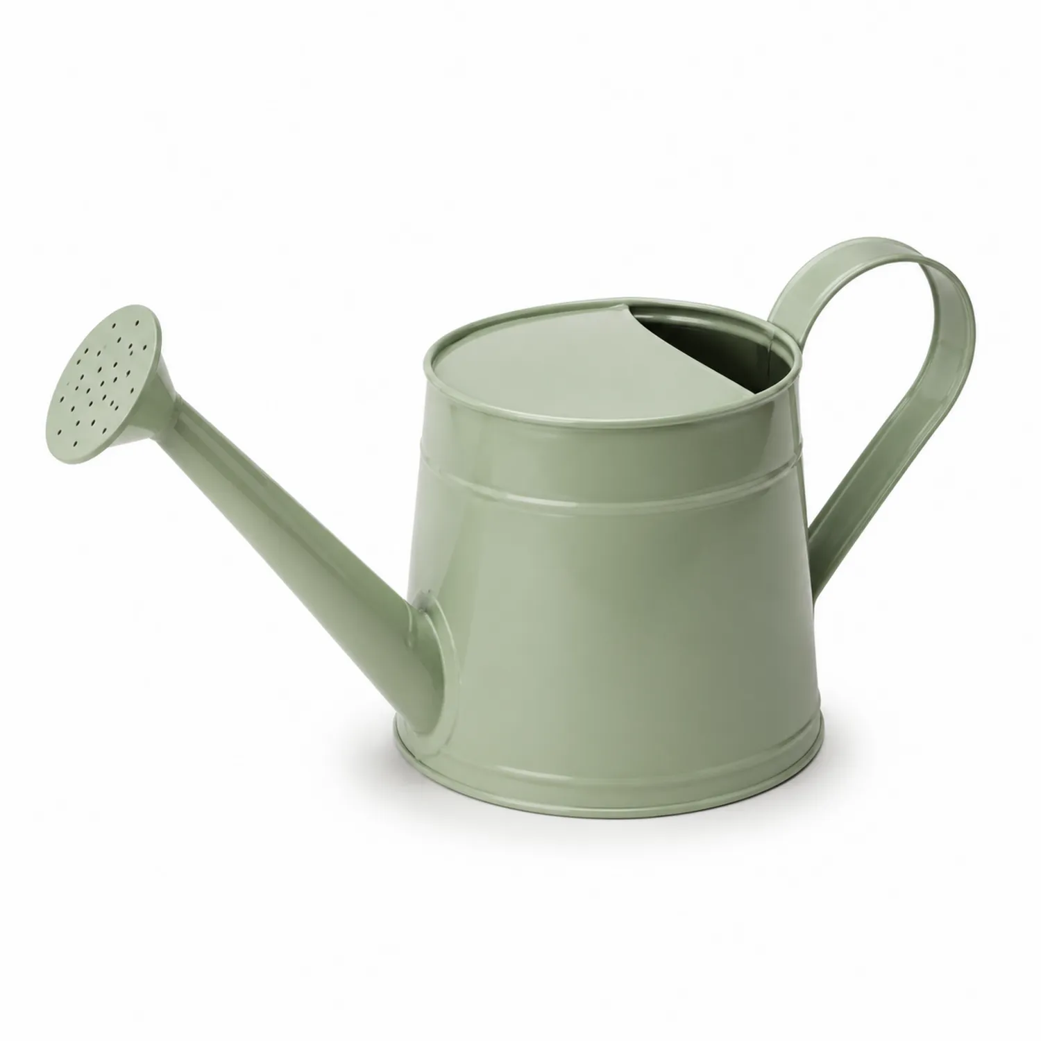 Arrosoir en métal vert 50 cm pour jardinage