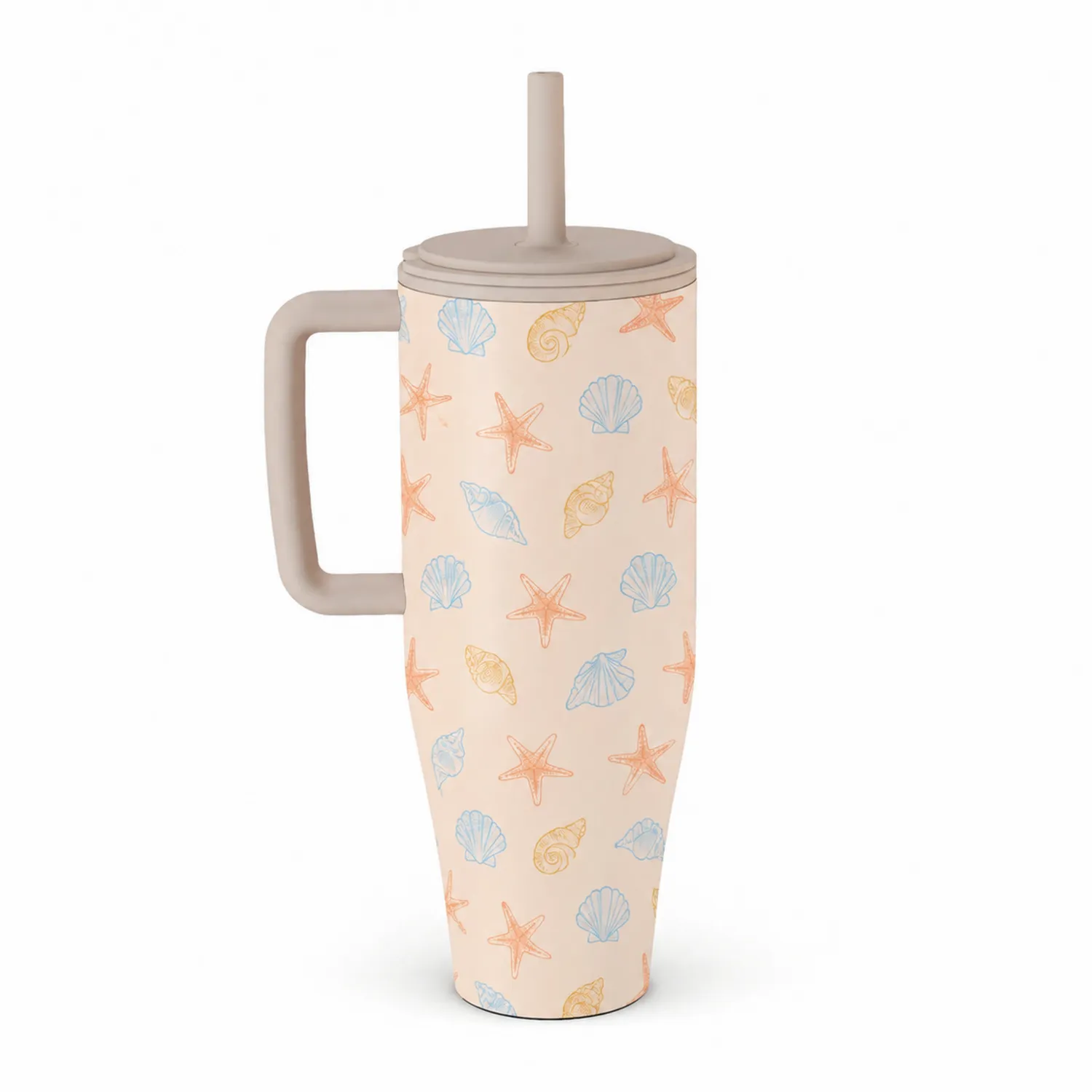 Gobelet Isotherme Motifs Marins avec Poignée 750ml